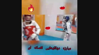اولین مبارزه تکواندو بعد کرونا(تکواندو استاد جلیل قلندری )
