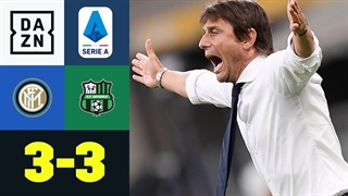 خلاصه بازی اینتر میلان 3 - ساسولو 3 از هفته 27 سری آ ایتالیا