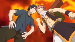 FAIRY TAIL_Natsu_and_Gray_Funny_Fighting_Moments