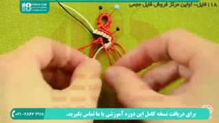 آموزش مکرومه بافی دستبند