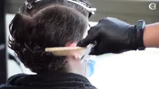 آموزش مدل مو پسرانه برای موهای مجعد و زبر- مومیس مرجع و مشاور مو