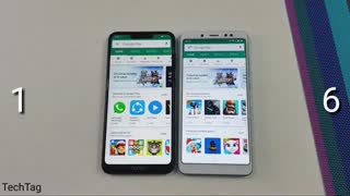 Honor 8C vs Redmi Note 5 Pro Speed Test _ Ram Management _ TechTag ( 720 X 720 )