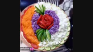 تزیین سالاد فصل