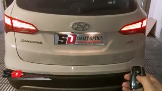 اسمارت آپشن. نصب دیلایت فابریک و جک صندوق برقی فابریک هیوندایی سانتافه