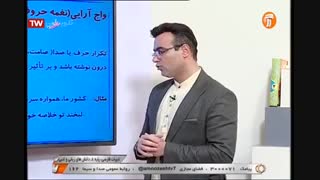 ادبیات فارسی -  پایه هشتم - دانش های زبانی و ادبی - آموزشگاه ایران من