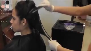 فیلم مراحل کراتین و احیای مو تخصصی