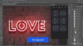 فیلم آموزش پلاگین فتوشاپ ساخت افکت نئون Neon Lights