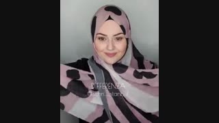 آموزش مدل زیبای بستن روسری