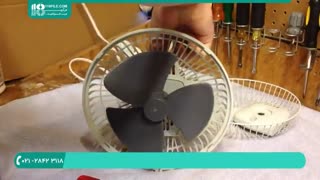 نحوه تمیز کردن پنکه رومیزی و روغن کاری آن