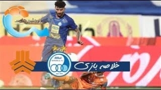 خلاصه بازی استقلال 1 - سایپا 1 از هفته 22 لیگ برتر ایران