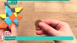 دانلود فیلم آموزش ساخت اوریگامی اسپینر ستاره نینجا