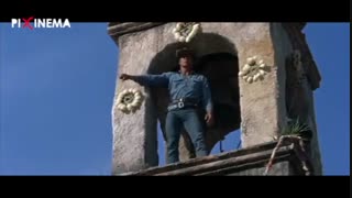 سکانس فیلم هفت دلاور ، اولین تقابل کریس (یول برینر) و یارانش با دزدها