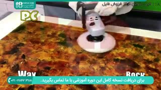 بهترین آموزش ساخت میز رزین اپوکسی براق