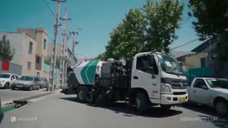 سوییپر شهری تأمین کننده استاندارهای بهداشتی در محیط  شهری