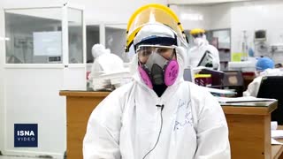 بخش ویژه کرونا در بیمارستان شهید محمدی بندرعباس