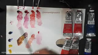 رنگ قرمز (آموزش رنگ و روغن)