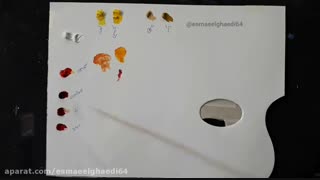 آموزش رنگ و روغن (مختصری درمورد رنگ زرد)
