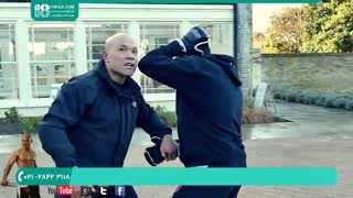 دفاع از خود در مبارزه خیابانی مقابل ضربه مشت