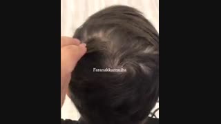 شینیون با موی اضافه
