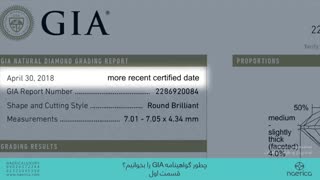 چطور شناسنامه الماس را بخوانیم؟ (قسمت اول: تطبیق شناسنامه با سنگ)