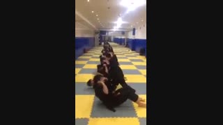 تمرینات سخت نینجاها در بهترین باشگاه تهران