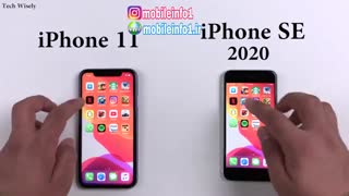 مقایسه سرعت آیفون11 و آیفون SE