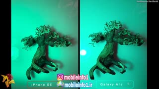 مقایسه دوربین آیفون SE و گلکسی A71