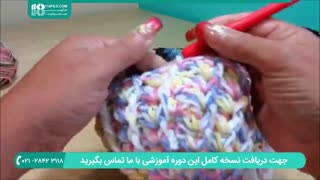 آموزش صفر تا صد بافت کلاه و شالگردن