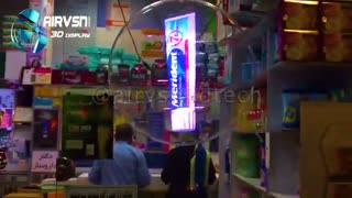 تبلیغات منحصر بفرد با نمایشگرهای سه بعدی ایرویژن.