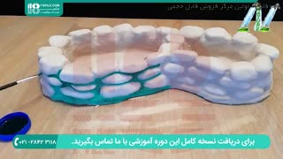 آموزش ساخت آبنمای ساده و زیبا با سنگ