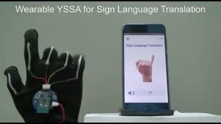 Glove for translating sign language