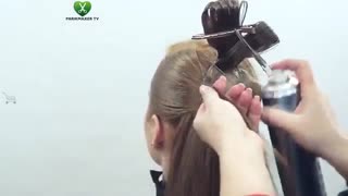 آموزش مدل مو دخترانه جمع حلزونی- مومیس مرجع و مشاور مو