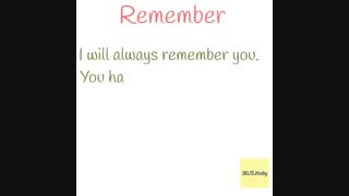 آموزش زبان انگلیسی-تفاوت Remember-Remind
