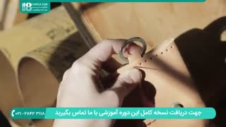 نحوه دوخت کیف پاسپورت با چرم طبیعی