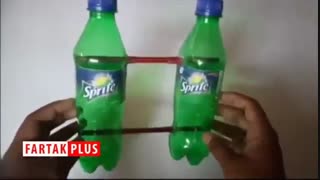 نحوه ساخت قایق موتوری با بطری پلاستیکی!