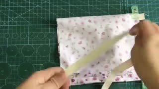 آموزش ماسک پارچه ای پلیسه با جای لایه ی  فیلتراسیون