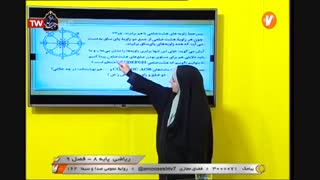 ریاضی - پایه هشتم - فصل نهم- آموزشگاه ایران من