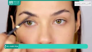طریقه استفاده از مداد برای پرپشت نشان دادن ابرو