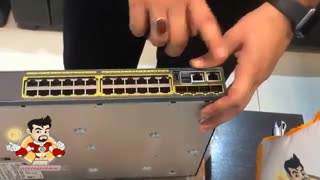 ویدئو آنباکس سوئیچ سیسکو WS-C2960S-24TS-L