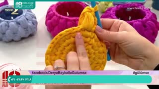 آموزش صفر تا صد تریکوبافی  سبد