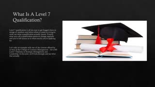 Level 7 qualification