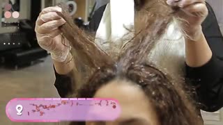 فیلم کراتین و احیای موی آسیب دیده