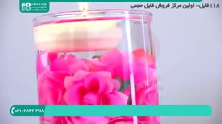 آموزش ساخت شمع با آب  به روشی ساده