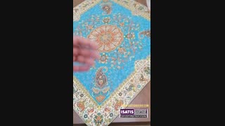 رومیزی تک افشار.زیبایی حیرت آور نقش و رنگ