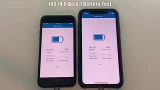 تست باتری iOS 14 beta 1