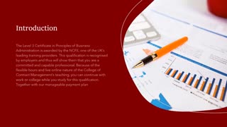 Level 3 Certificate in Principles of Business and Administration