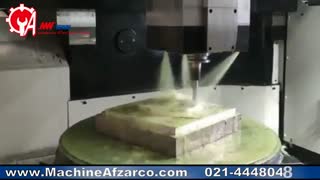 تراش عمودی - کاروسل سی ان سی با ابزار زنده- تراش سی ان سی کاروسل محور c ماشین افزار
