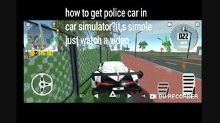 چگونه در بازی car simulator 2 ماشین پلیس بگیریم