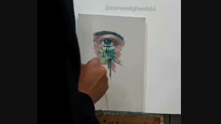 آموزش رنگ و روغن چشم