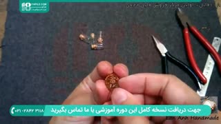 آموزش مرحله به مرحله ی ساخت زیورآلات مسی